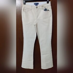Democracy Size 10 Itty Bitty Boot Jean - Cream